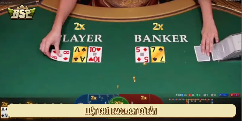 Luật chơi Baccarat cơ bản 